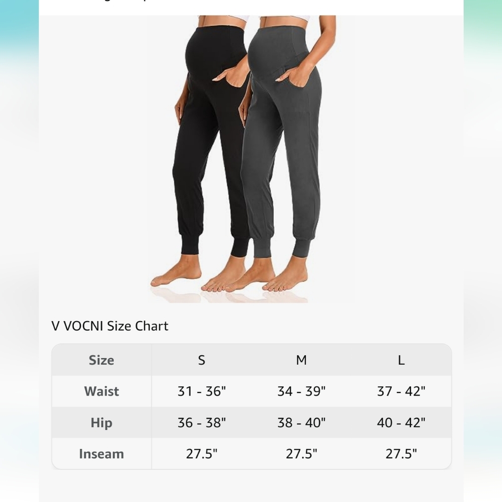 2 Maternity Pants Active Jogger
